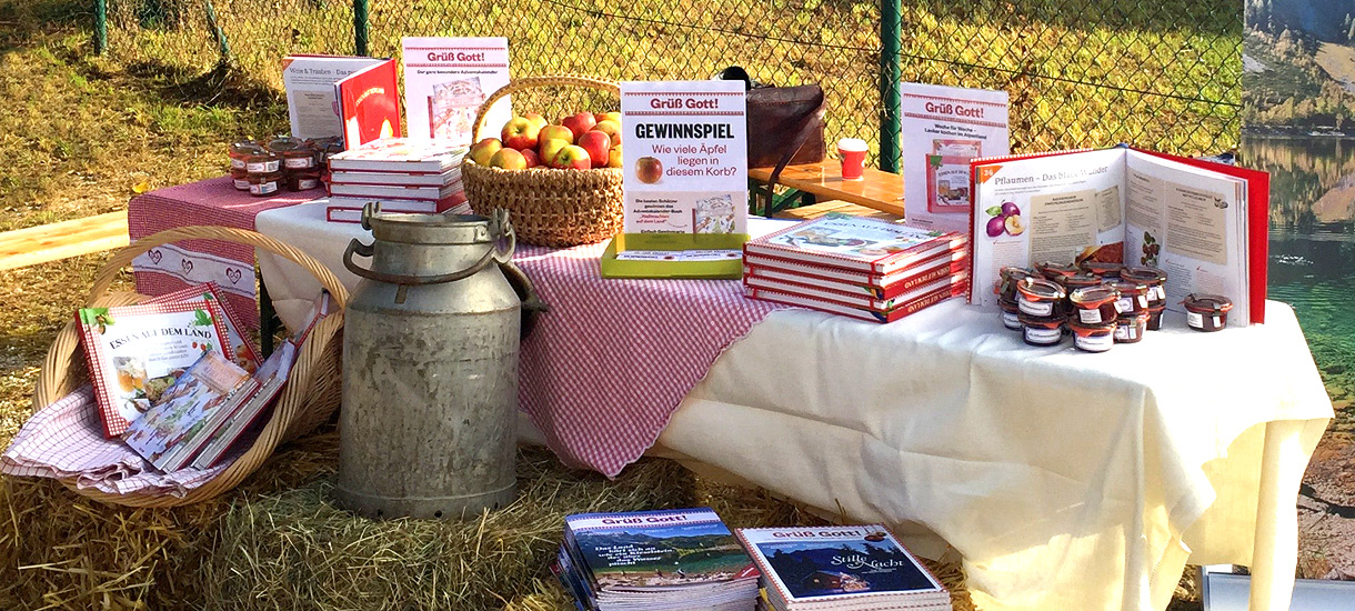 Grüß Gott Stand in Laufen