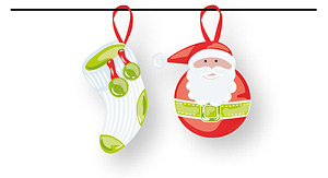 Nikolaus und Weihnachtsmann – wer ist wer? Nikolaus-Socke und Weihnachtsmann