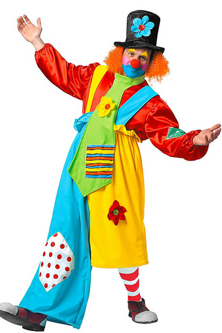 Verkleidungen im Fasching - Clown