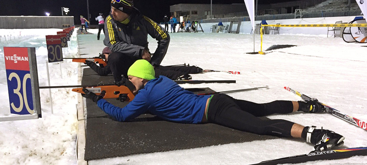 Biathlon-Camp Ruhpolding: Am Schießstand