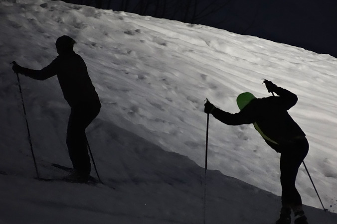 Diagonalskating im Biathloncamp Ruhpolding