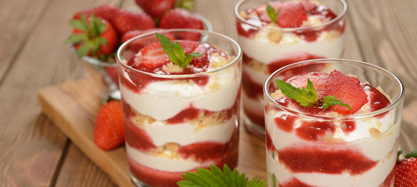 Erdbeer-Rezepte: Erdbeertiramisu im Glas