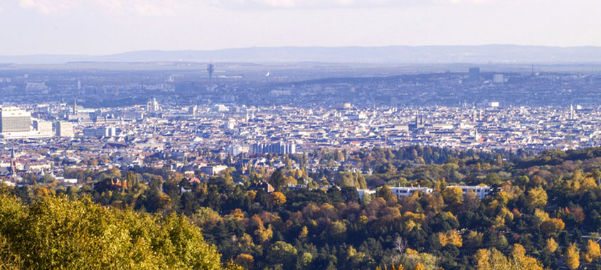 Ausblick auf die Stadt Wien